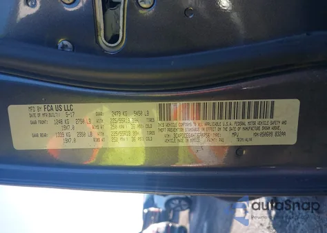 2017 Dodge Journey Gt из США, поврежденный, VIN 3C4PDCEG4HT670756